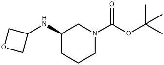 (R)-tert-Butyl 3-(oxetan-3-ylamino)piperidine-1-carboxylate Structure