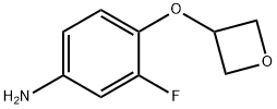 3-Fluoro-4-(oxetan-3-yloxy)benzenamine Structure