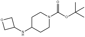 tert-Butyl 4-(oxetan-3-ylamino)piperidine-1-carboxylate 구조식 이미지