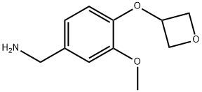 [3-메톡시-4-(옥세탄-3-일옥시)페닐]메탄아민 구조식 이미지
