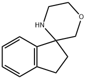 Spiro[1H-indene-1,3'-morpholine], 2,3-dihydro- Structure