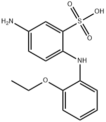 벤젠술폰산,5-아미노-2-[(2-에톡시페닐)아미노]- 구조식 이미지
