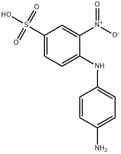 4-(4-Aminoanilino)-3-nitrobenzenesulphonic acid Structure