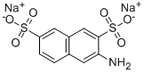 Disodium 3-aminonaphthalene-2,7-disulphonate Structure