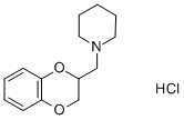 1-[(2,3-dihydro-1,4-benzodioxin-2-yl)methyl]piperidinium chloride  Structure