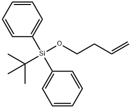 (But-3-en-1-yloxy)(tert-butyl)diphenylsilane Structure