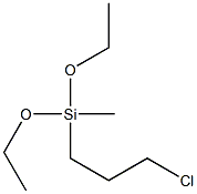(3-chloropropyl)diethoxymethylsilane 구조식 이미지