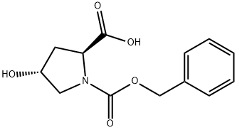 N-Cbz-Hydroxy-L-proline Structure