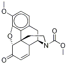 N-데스사이클로프로필메틸-N-메톡시카보닐-6,8-데하이드로-3-O-메틸날트렉손 구조식 이미지