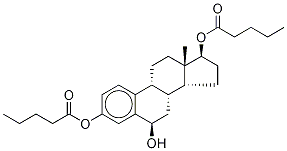 (6α,17β)-Estratriol 3,17-Dipentanoate Structure