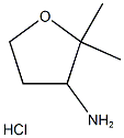 (2,2-Dimethyltetrahydrofuran-3-yl)amine hydrochloride Structure