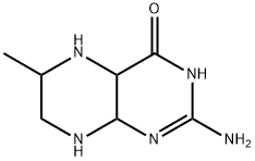 4(1H)-Pteridinone,2-amino-4a,5,6,7,8,8a-hexahydro-6-methyl-(9CI) 구조식 이미지