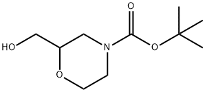 2-HYDROXYMETHYL-4-BOC-MORPHOLINE 구조식 이미지