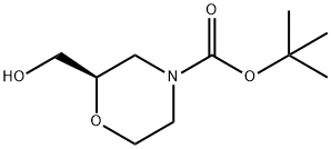 (R)-N-Boc-2-Hydroxymethylmorpholine 구조식 이미지