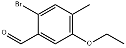 2-브로모-5-에톡시-4-메틸벤즈알데히드 구조식 이미지