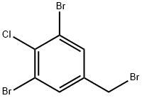 1,3-dibromo-5-(bromomethyl)-2-chlorobenzene 구조식 이미지