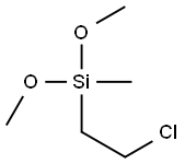 2-CHLOROETHYLMETHYLDIMETHOXYSILANE 구조식 이미지