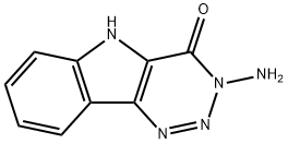 3-amino-5H-1,2,3-triazin(5,4b)indol-4-one 구조식 이미지