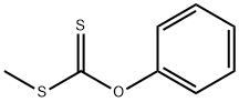 Dithiocarbonic acid O-phenyl S-methyl ester Structure