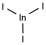 INDIUM(III) IODIDE 구조식 이미지