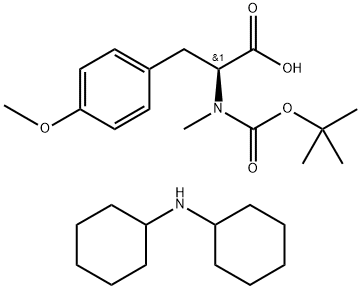 BOC-METYR(ME)-OH DCHA Structure