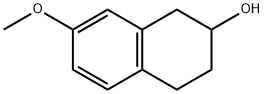 2-Naphthalenol, 1,2,3,4-tetrahydro-7-methoxy- 구조식 이미지