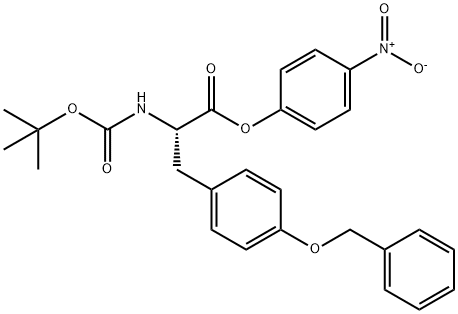 BOC-O-BENZYL-L-TYROSINE 4-NITROPHENYL ESTER Structure