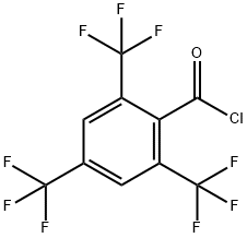 2,4,6-트리스(트리플루오로메틸)벤조일염화물 구조식 이미지