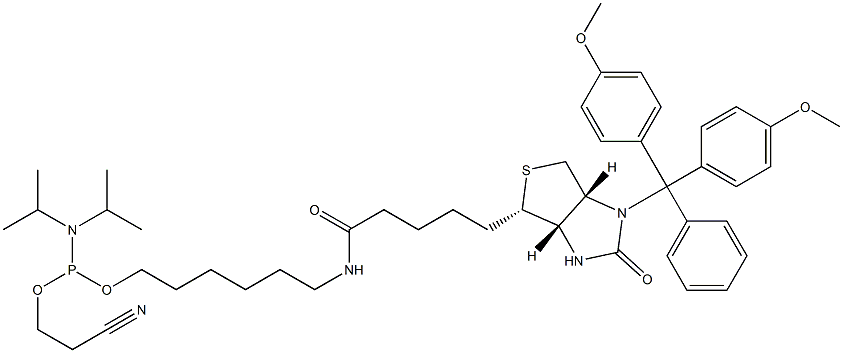 BIOTIN AMIDITE 구조식 이미지