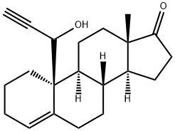 19-ethynyl-19-hydroxyandrost-4-en-17-one Structure