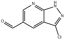 3-Chloro-1H-pyrazolo[3,4-b]pyridine-5-carbaldehyde Structure