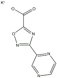 Potassium 3-pyrazin-2-yl-1,2,4-oxadiazole-5-carboxylate 구조식 이미지