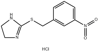 2-[(3-Nitrobenzyl)thio]-4,5-dihydro-1H-imidazole hydrochloride Structure