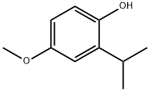 2-ISOPROPYL-4-METHOXYPHENOL Structure