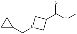 Methyl 1-(cyclopropylmethyl)azetidine-3-carboxylate Structure