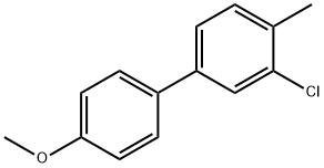 2-Chloro-4-(4-methoxyphenyl)-1-methylbenzene Structure