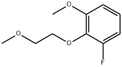 1-플루오로-3-메톡시-2-(2-메톡시에톡시)벤젠 구조식 이미지