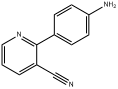 2-(4-아미노페닐)피리딘-3-카르보니트릴 구조식 이미지