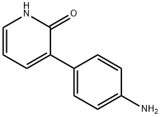 3-(4-아미노페닐)-1H-피리딘-2-온 구조식 이미지