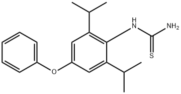 (2,6-Diisopropyl-4-Phenoxy)Phenylthiourea 구조식 이미지