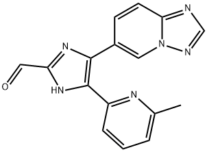 4-([1,2,4]triazolo[1,5-a]pyridin-6-yl)-5-(6-methylpyridin-2-yl)-1H-imidazole-2-carbaldehyde 구조식 이미지