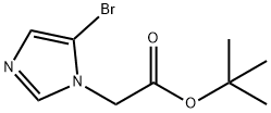 (5-BroMo-iMidazol-1-yl)-acetic acid tert-butyl ester Structure