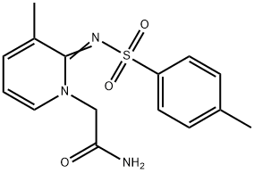 (E)-2-(3-Methyl-2-(tosyliMino)pyridin-1(2H)-yl)acetaMide 구조식 이미지