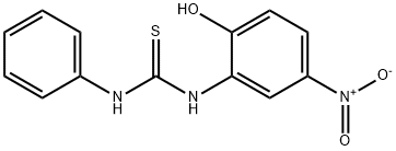 N-Phenyl-N'-(2-hydroxy-5-nitrophenyl)thiourea Structure