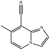 IMidazo[1,2-a]pyridine-8-carbonitrile, 7-Methyl- 구조식 이미지