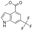 1H-Indole-4-carboxylic acid, 6-(trifluoroMethyl)-, Methyl ester Structure