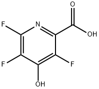 3,5,6-트리플루오로-4-히드록시피리딘-2-카르복실산 구조식 이미지