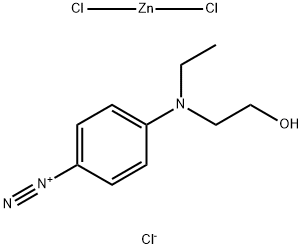 4-DIAZO-N-ETHYL-N-(2-HYDROXYETHYL)아닐린염화물아연염화물 구조식 이미지