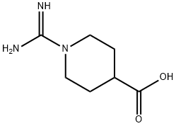 1- (Аминоиминометил) -4-пиперидинкарбоновая кислота структурированное изображение
