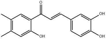 (E)-3-(3,4-Dihydroxyphenyl)-1-(2-hydroxy-4,5-diMethylphenyl)prop-2-en-1-one Structure